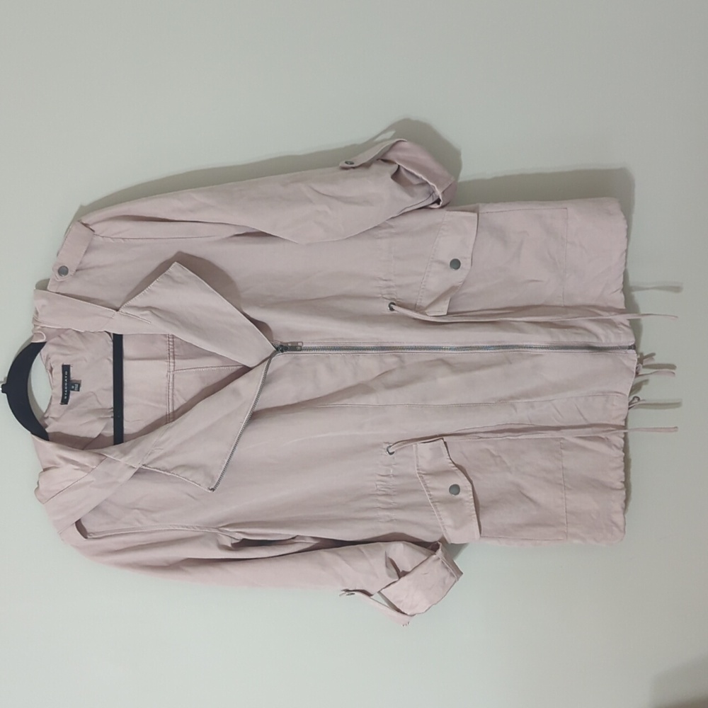 Staccato Women's Lightweight Pink Hooded Jacket Size Medium